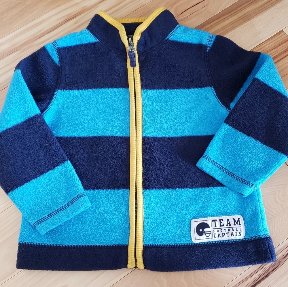 Boys size 24months Carters zip-up fleece